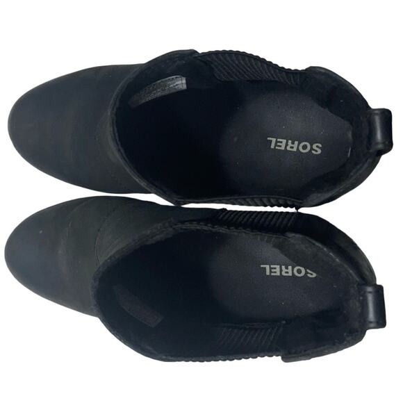 SOREL Joan Rhapsody Wedge Snow Boots in Black    Size: US 10 - Picture 5 of 8